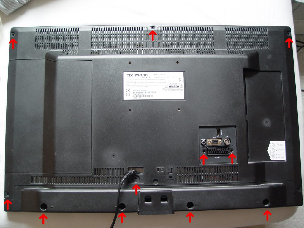 Dépannage d’un téléviseur LCD TECHWOOD TC2612HD981 – Pila's blog